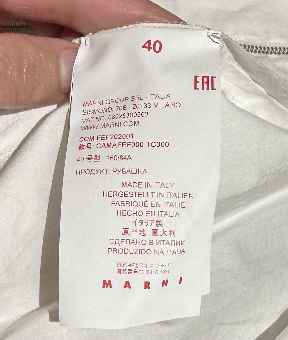 MARNI made in Italy 40 OVERSIZED BLOUSON streetwear jacket