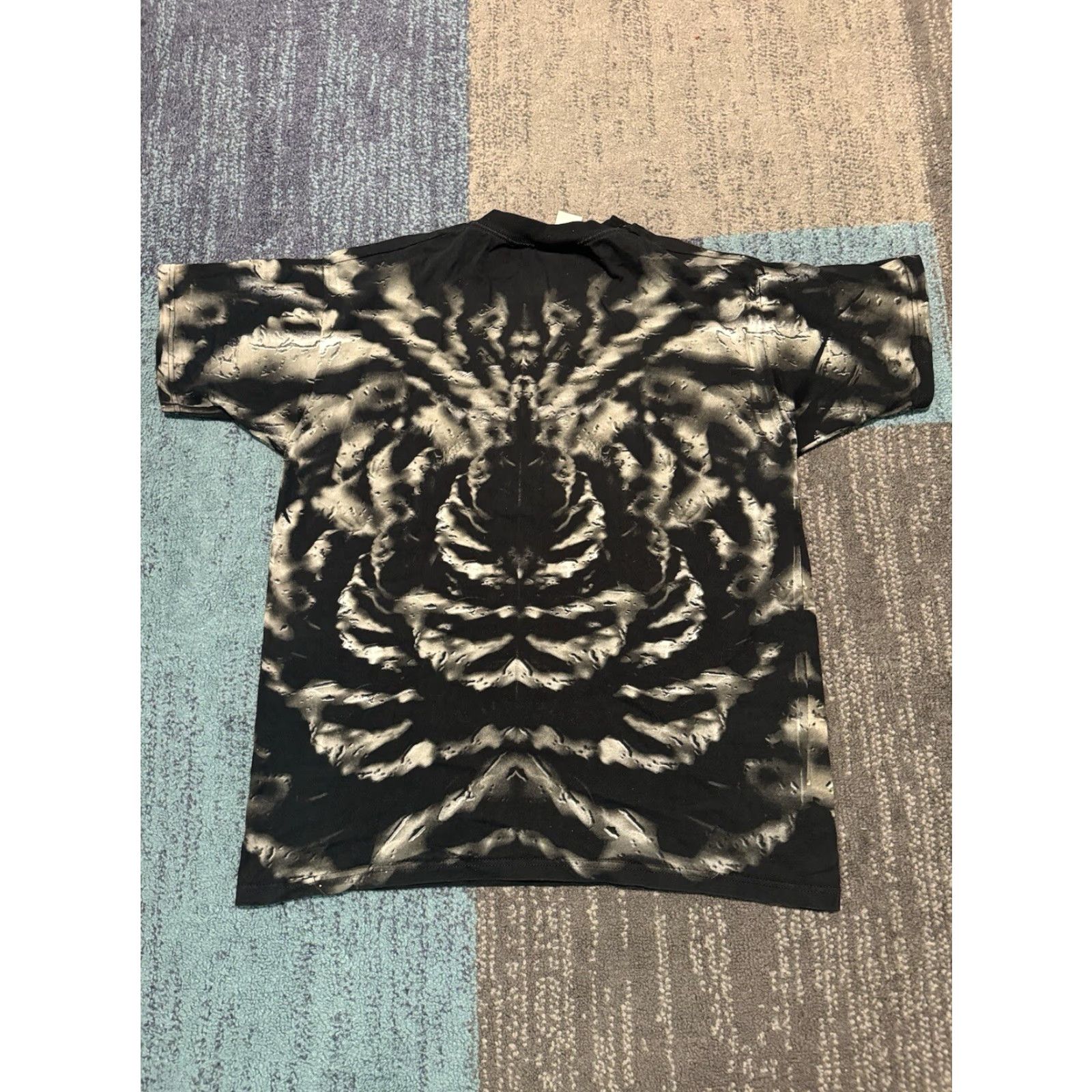 Vintage VINTAGE Radical Nature Elephant Graphic AOP T-Shirt XL Unisex Black Cotton Short Sleeve Mens Womens Boys Girls Size US XL / EU 56 / 4 - 7 Thumbnail