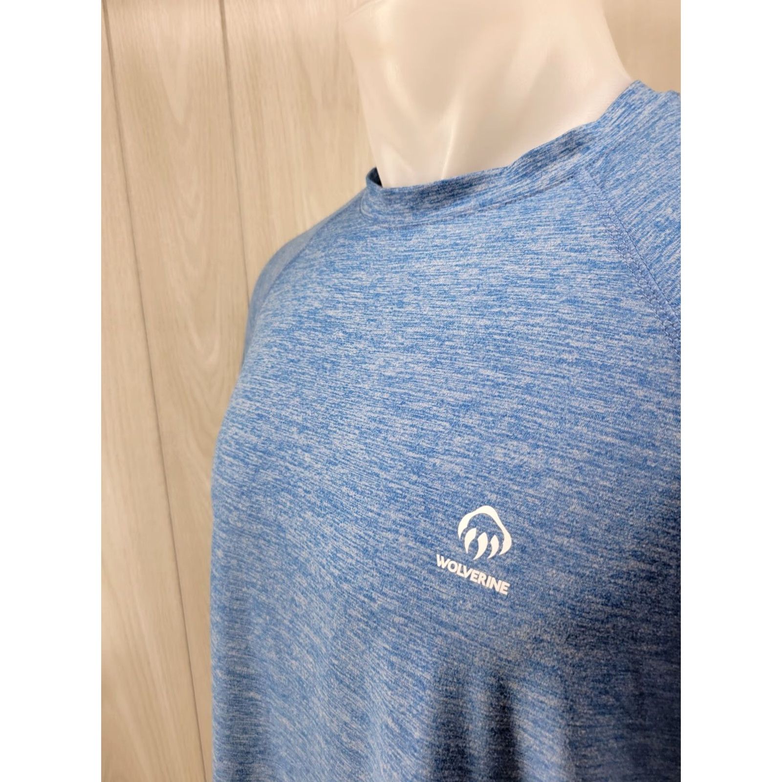 Vintage Wolverine Shirt Mens Large Blue Polyester Blend Tee Logo Outdoors Size US L / EU 52-54 / 3 - 4 Thumbnail