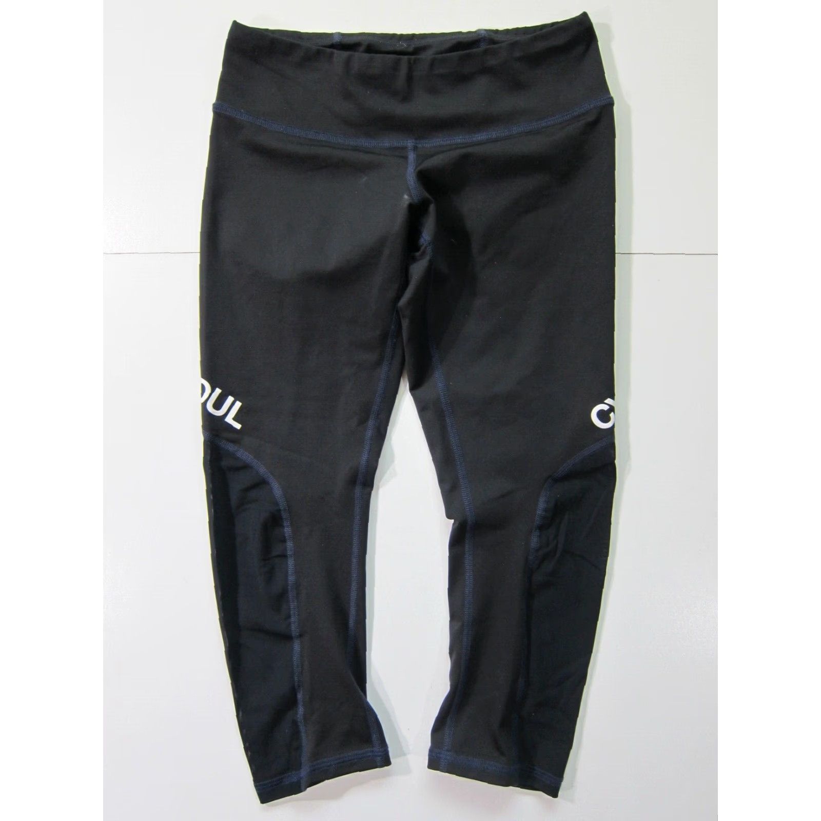 Vintage Soul Cycle Black Blue Compression Cropped Yoga Workout Legging Pant Women Small Size 28" / US 6 / IT 42 - 6 Thumbnail