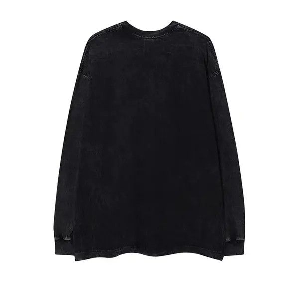 Other Vintage Hip Hop Hand Printed Aged Long Sleeve T-Shirt Size US L / EU 52-54 / 3 - 8 Thumbnail