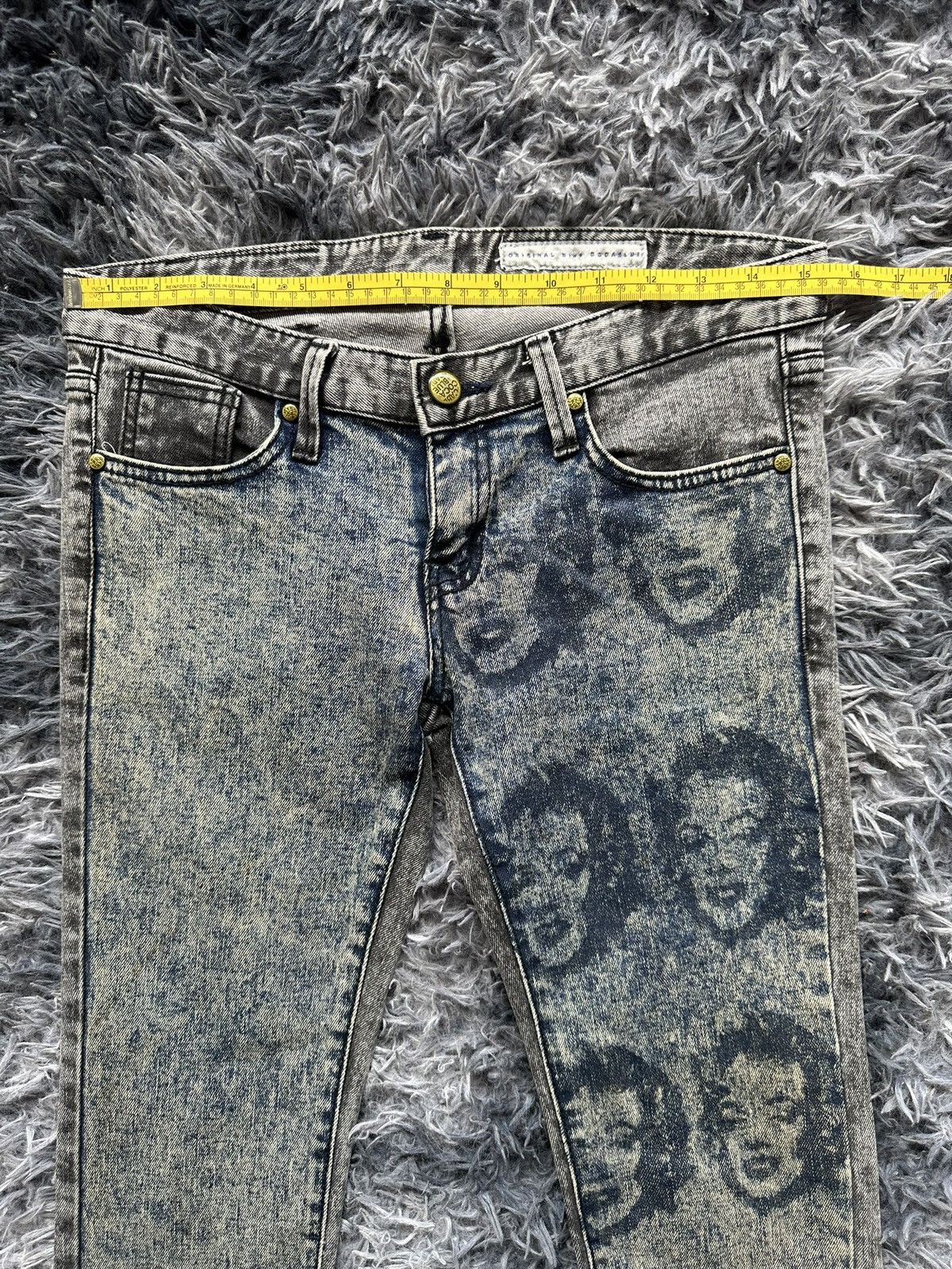 If Six Was Nine 00's Cocablue trompe loeil '' Monroe '' jeans Size US 30 / EU 46 - 12 Thumbnail