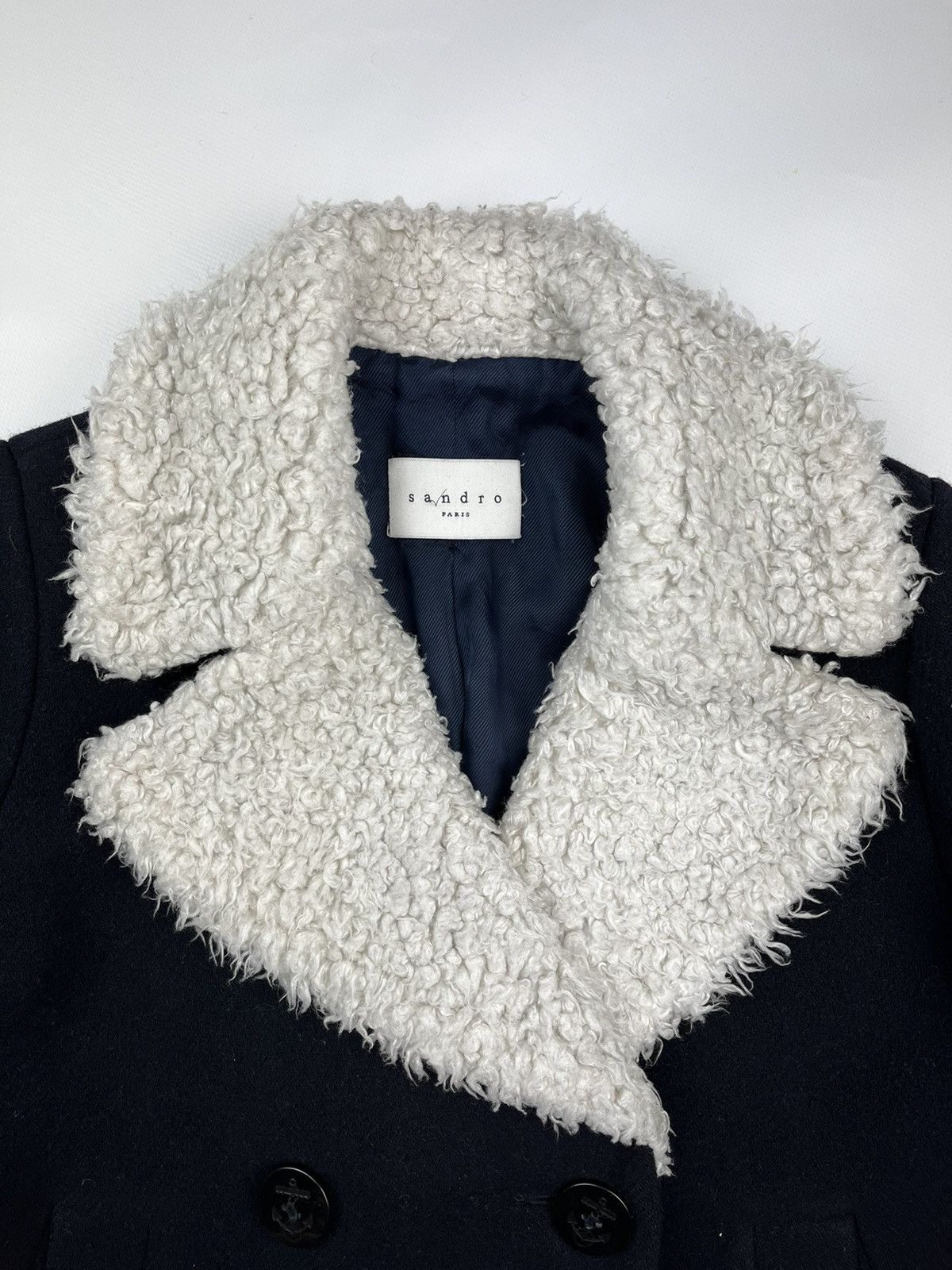 Sandro Sandro Paris wool coat M8825H Size XS / US 0-2 / IT 36-38 - 4 Thumbnail
