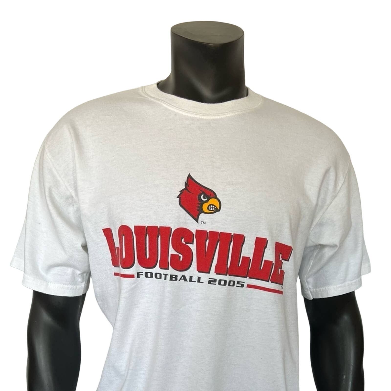 Gildan Louisville Cardinals 2005 Football Schedule Tshirt Size US L / EU 52-54 / 3 - 1 Thumbnail