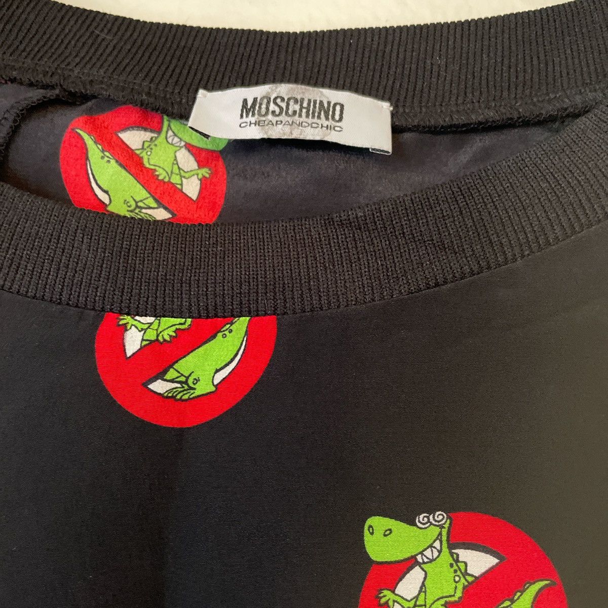 Moschino Moschino Cheap & Chic "No Dino" Hoodie – Spring/Summer 2015 Size M / US 6-8 / IT 42-44 - 3 Thumbnail