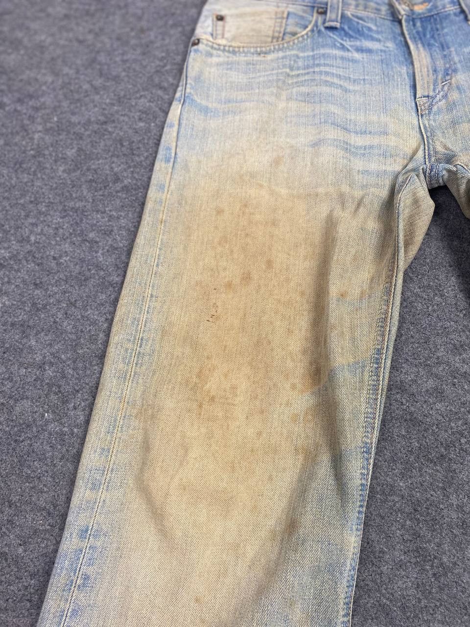 Edwin vintage edwin lightwash distressed denim nice design Size US 36 / EU 52 - 8 Thumbnail