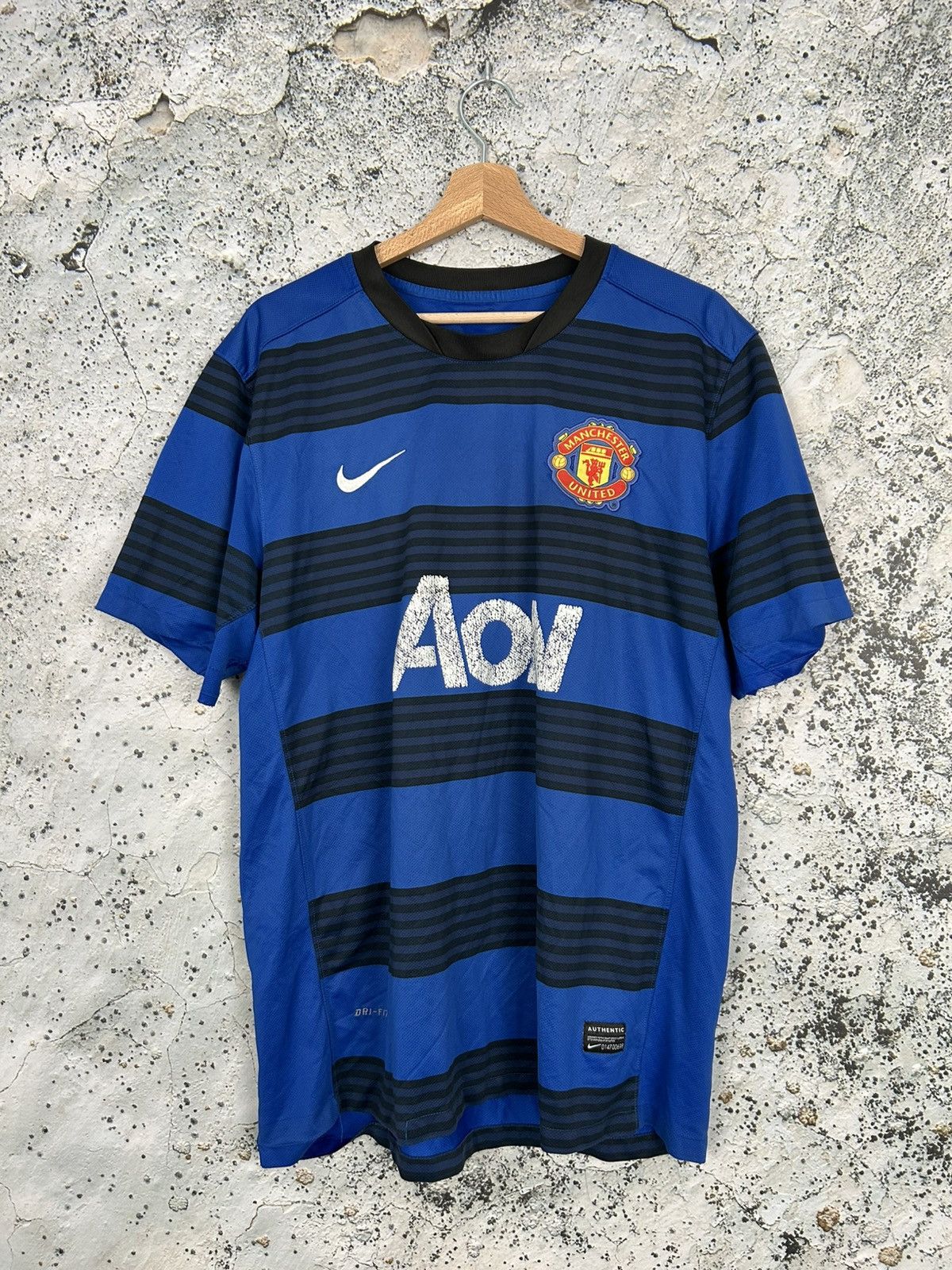 Nike Nike Manchester United Blue Soccer Jersey Football Size US XL / EU 56 / 4 - 1 Thumbnail