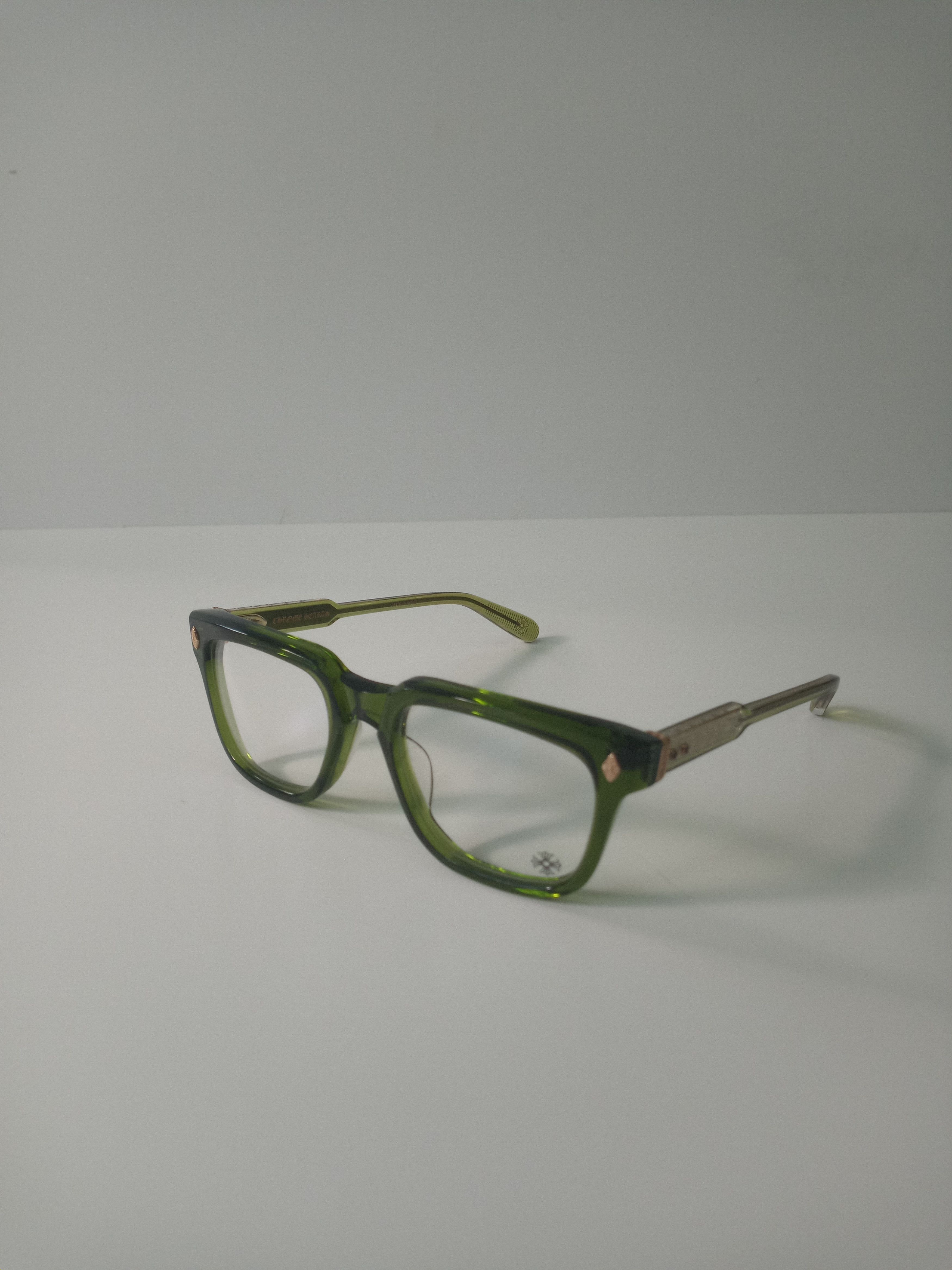 Chrome Hearts Chrome Hearts Green Ambidixtrous Glasses - Size 53[]21-151 Size ONE SIZE - 1 Thumbnail