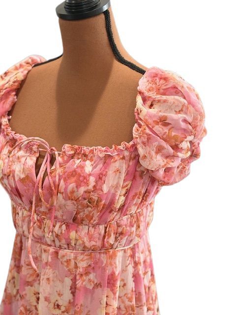 ASTR The Label ASTR “Roseline” Off Shoulder Floral Tiered Maxi Dress Size S / US 4 / IT 40 - 3 Thumbnail