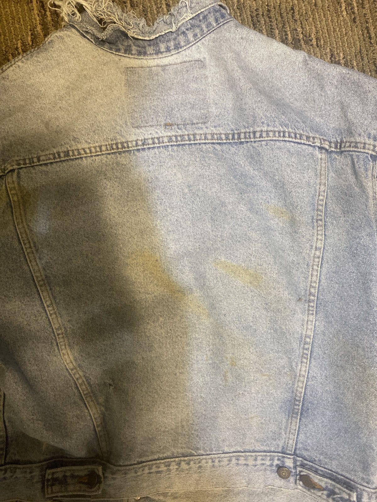 Levi's 90s thrashed levis denim jacket Size US XL / EU 56 / 4 - 4 Thumbnail