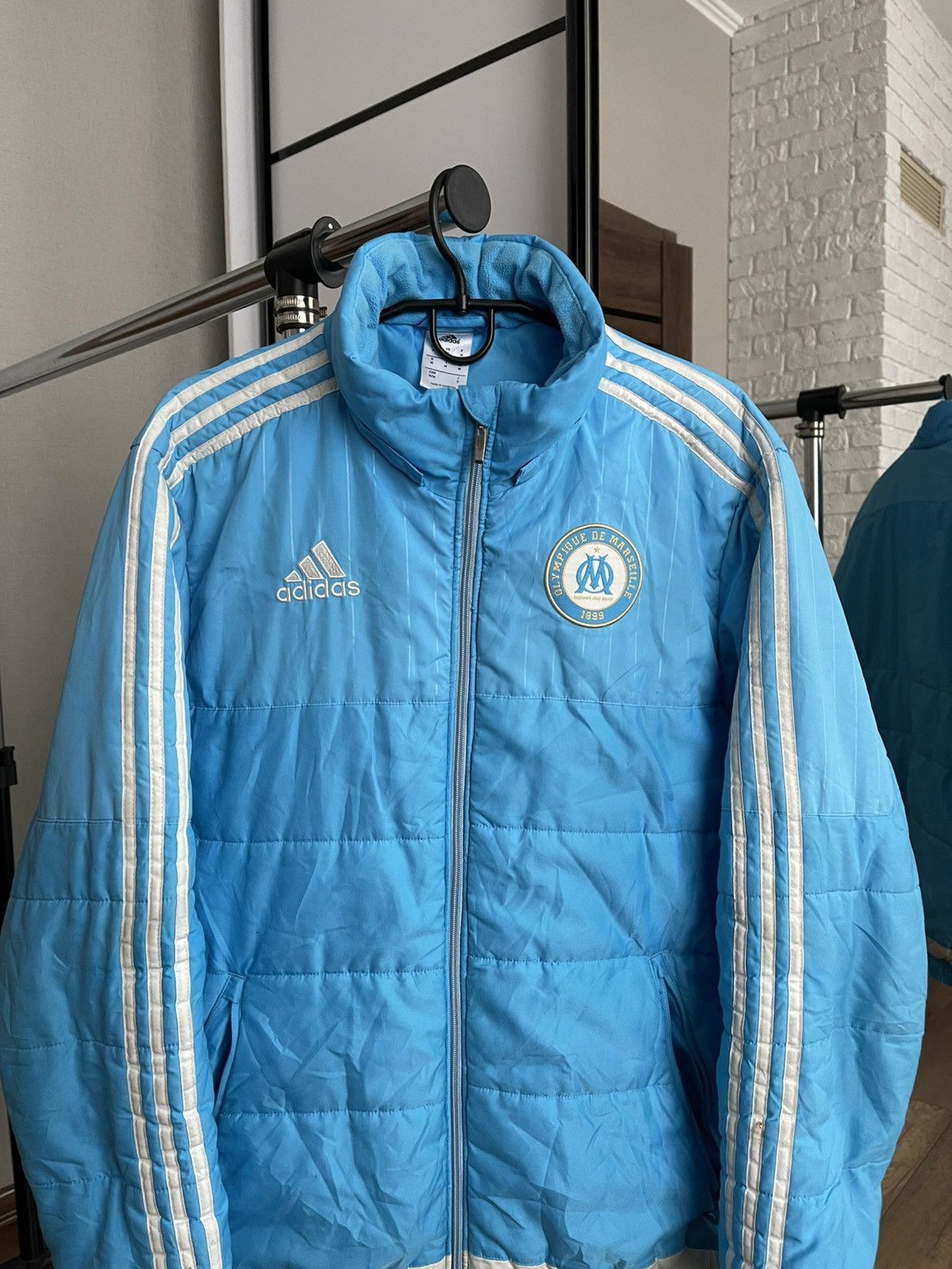 Adidas Adidas Olympique Marseille Vintage Zip Soccer Jacket Size US M / EU 48-50 / 2 - 5 Thumbnail
