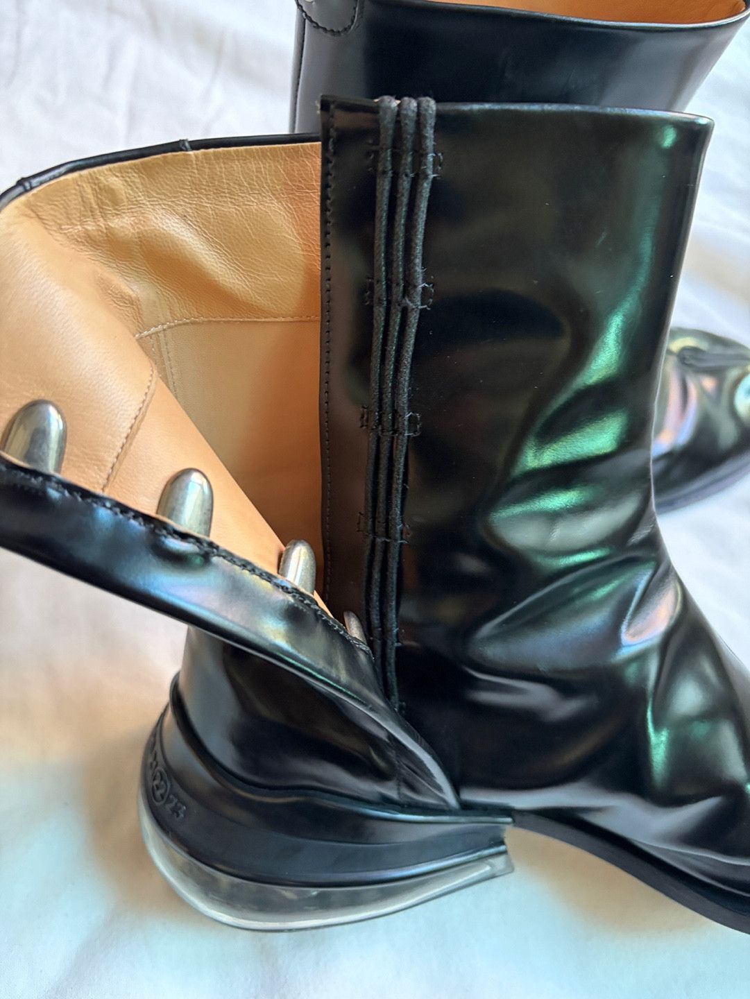 Maison Margiela RARE Maison Margiela Tabi Boots Air Bag Heel Sole MM6 ankle Size US 9 / EU 42 - 10 Thumbnail
