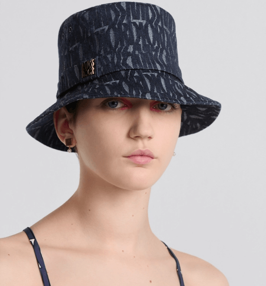 Dior o1w1db11125 45MDC9 Size: OS / Bucket Hat / Cap in Blue Size ONE SIZE - 6 Thumbnail