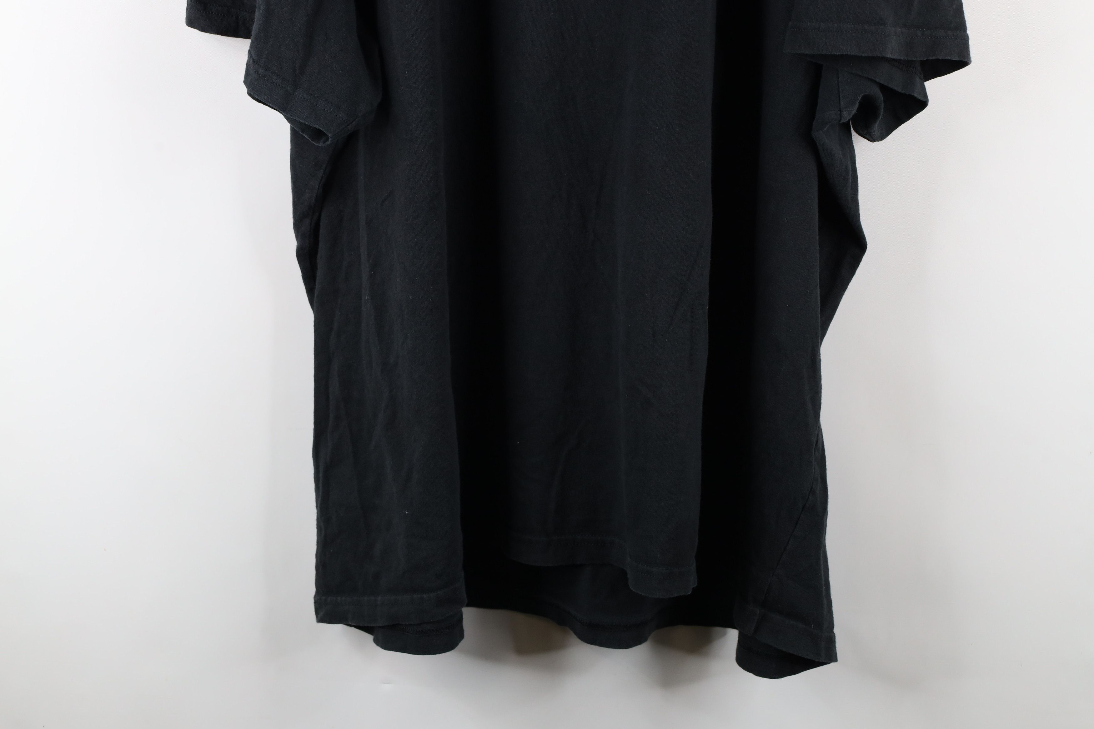 Vintage Retro Spell Out Walk The Line Johnny Cash Band T-Shirt Black Size US XXL / EU 58 / 5 - 9 Thumbnail
