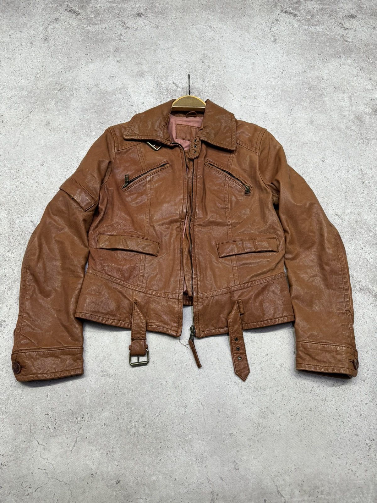 Junya Watanabe Vintage Real Leather Multi-pocket Bandage Jacket Size US M / EU 48-50 / 2 - 8 Thumbnail