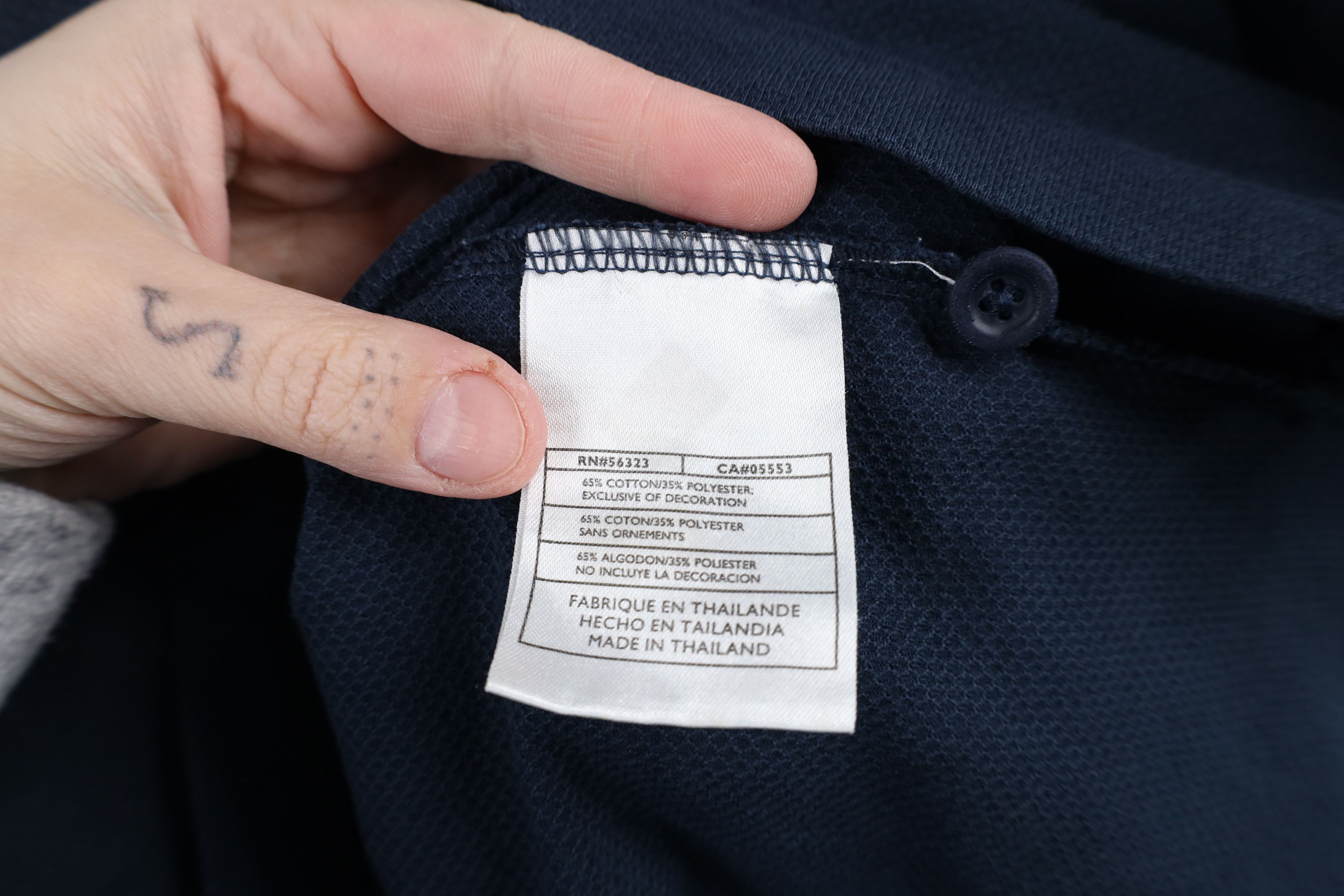 Nike × Vintage Vintage Nike Challenge Court Mini Swoosh Thermal Knit Polo Size US XL / EU 56 / 4 - 9 Thumbnail