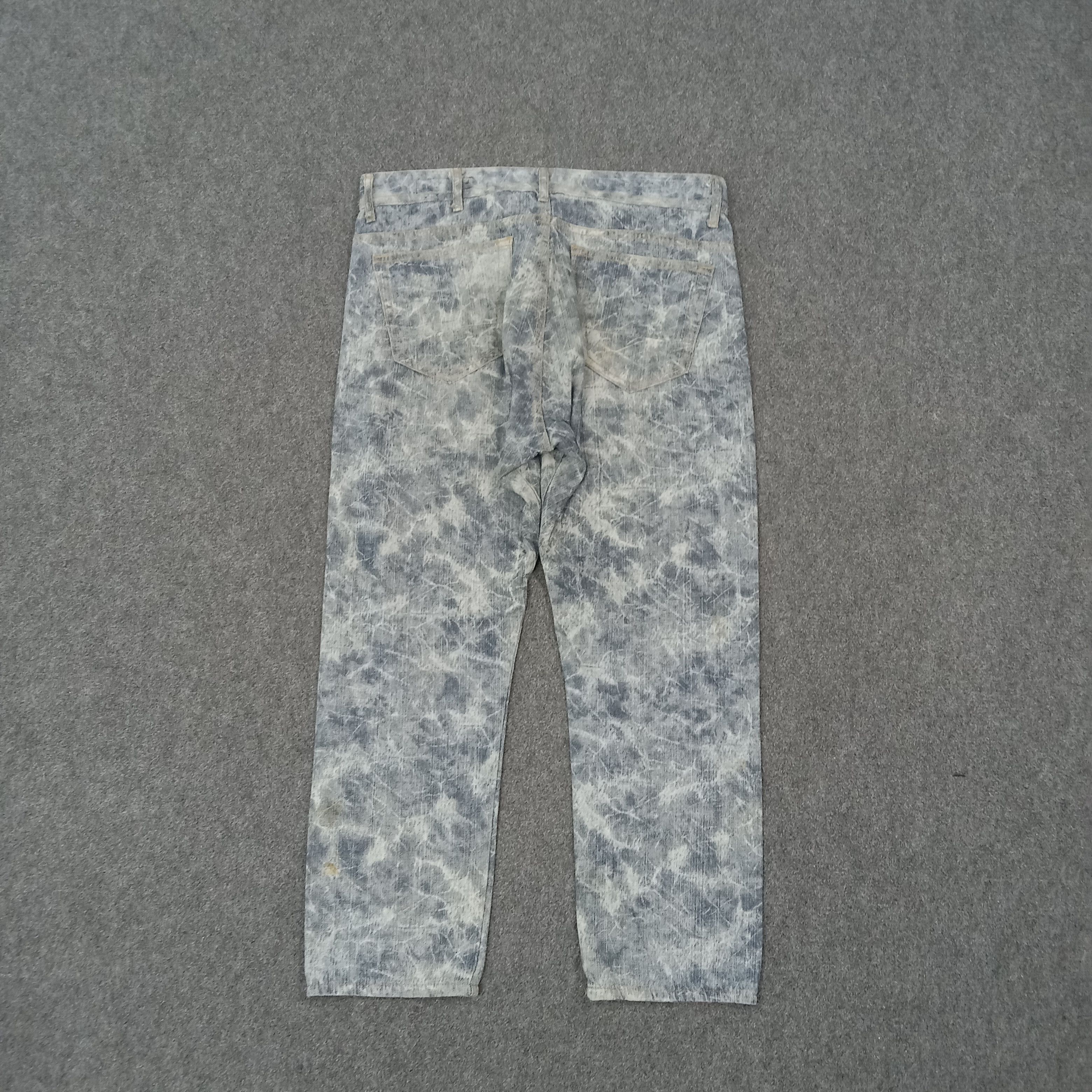 Number (N)ine Number Nine Japan Straight Acid Wash Denim C265N9 Size US 32 / EU 48 - 6 Thumbnail