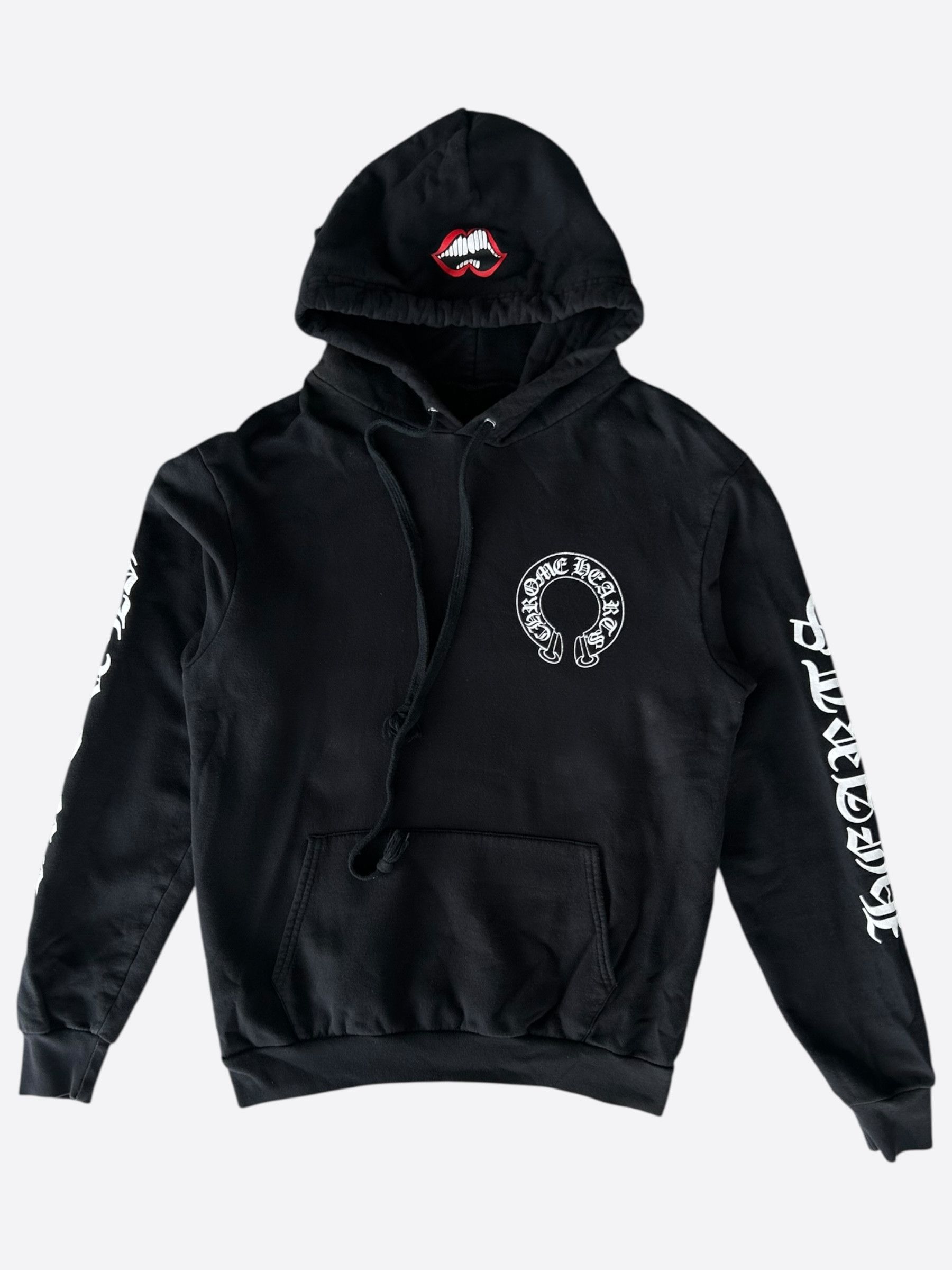 【Chrome Hearts】Shoulder Logo Hoodie★フーディ★Black Chrome Hearts Matty Boy Shoulder Logo Hoodie -Black