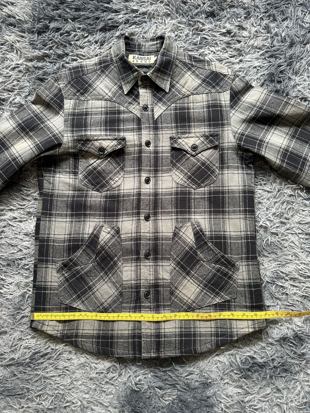 Kansai Yamamoto 🔥Avantgarde🔥 00's Kansai Jeans plaid quilted jacket Size US M / EU 48-50 / 2 - 10 Thumbnail