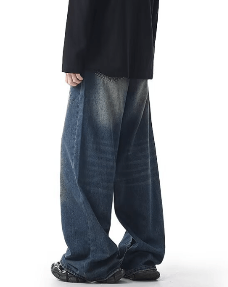 Japanese Brand × Jean Men's high street loose fashion jeans Size US 32 / EU 48 - 5 Thumbnail