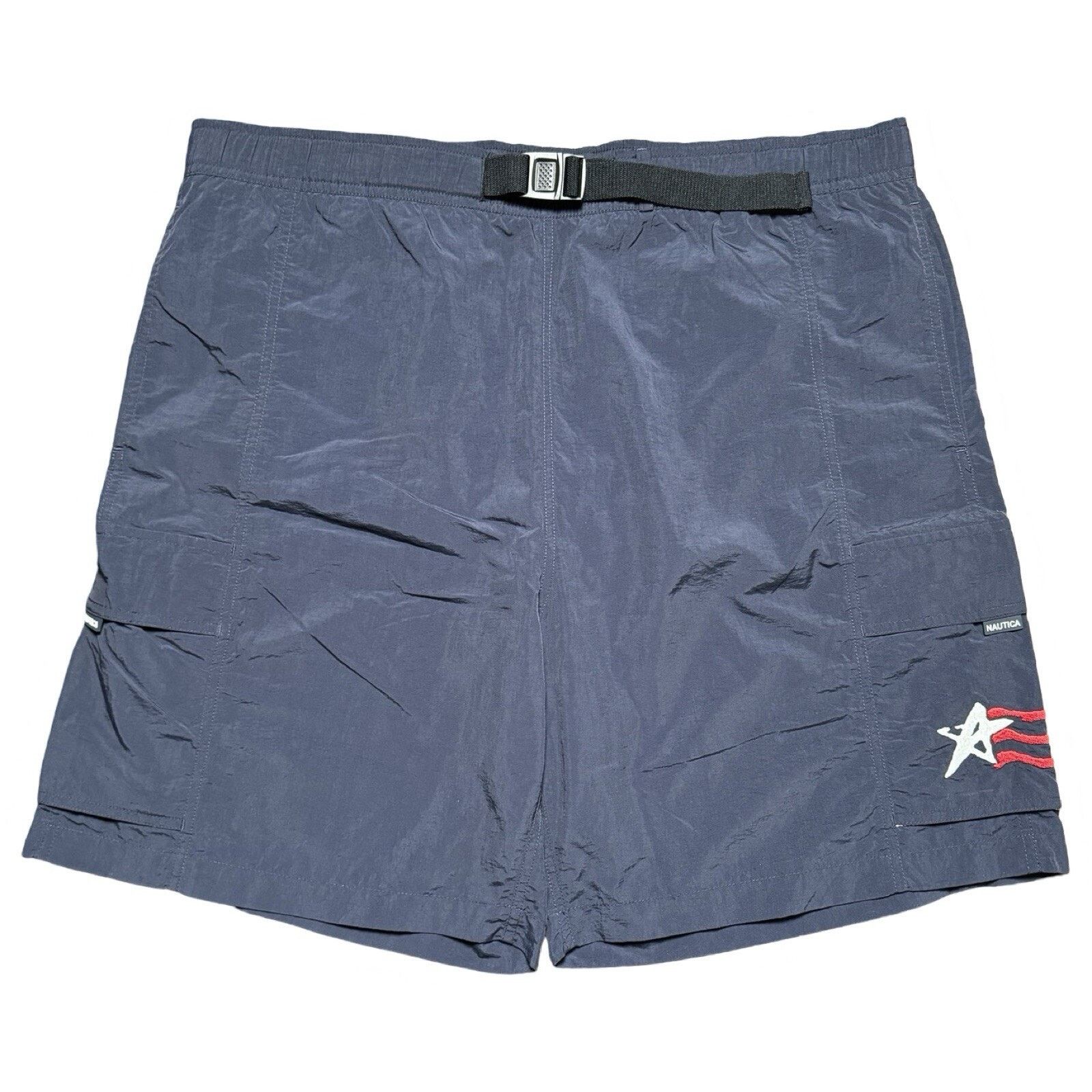 Nautica Vintage Y2K Nautica Nylon Swimming Trunks Shorts Navy Mens L Size US 36 / EU 52 - 1 Thumbnail
