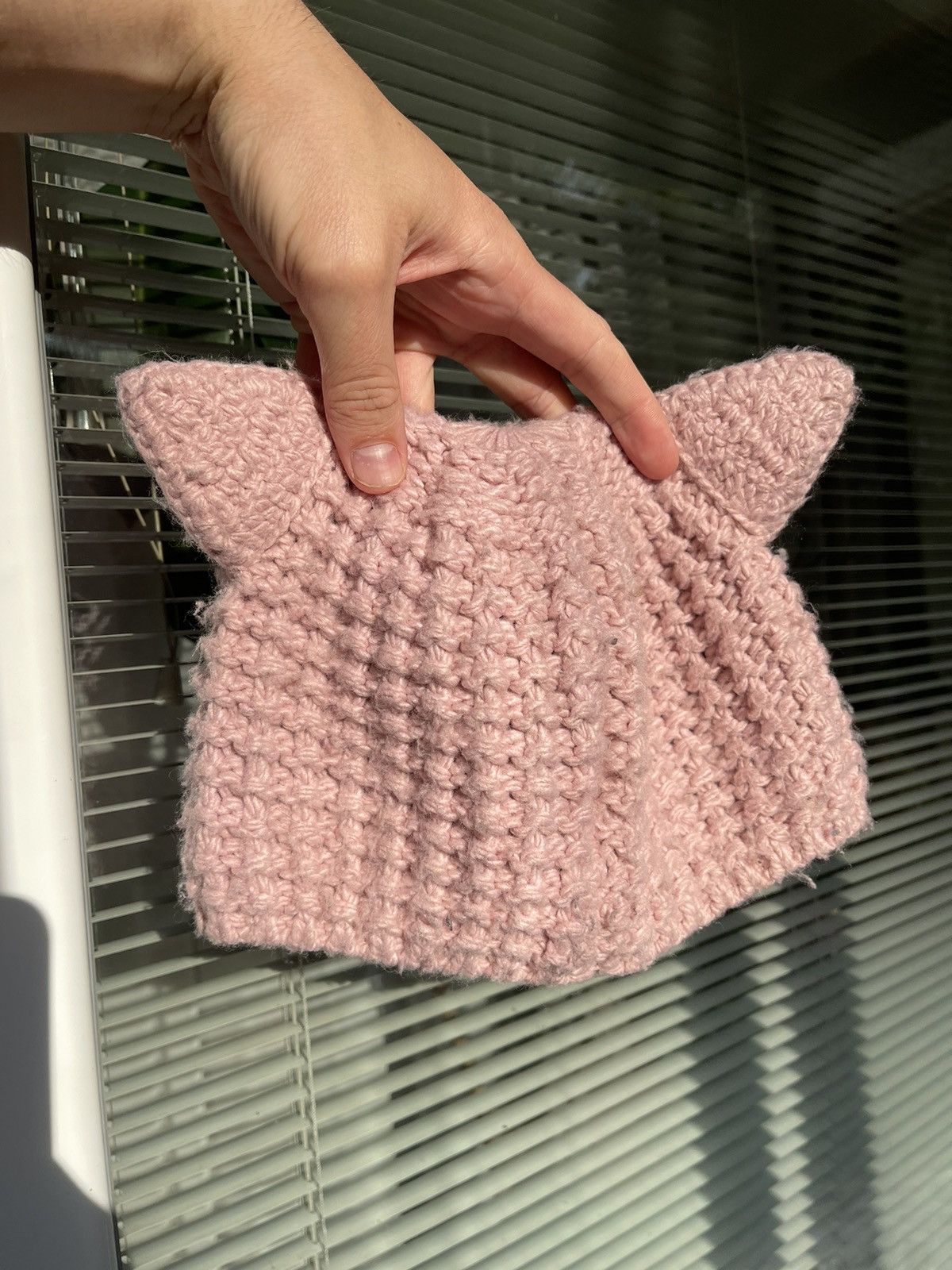 Japanese Brand × Karl Lagerfeld × Vintage Vintage hat Karl Lagerfeld kitty Pink Size ONE SIZE - 4 Thumbnail