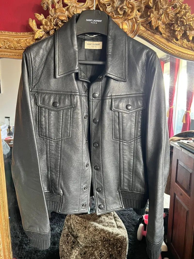 Saint Laurent Paris Saint Laurent leather jacket Size US M / EU 48-50 / 2 - 1 Thumbnail