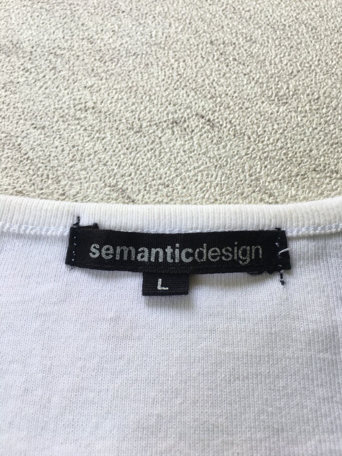 semanticdesign 2000s Semantic Design V-neck Longsleeve Size US L / EU 52-54 / 3 - 6 Thumbnail