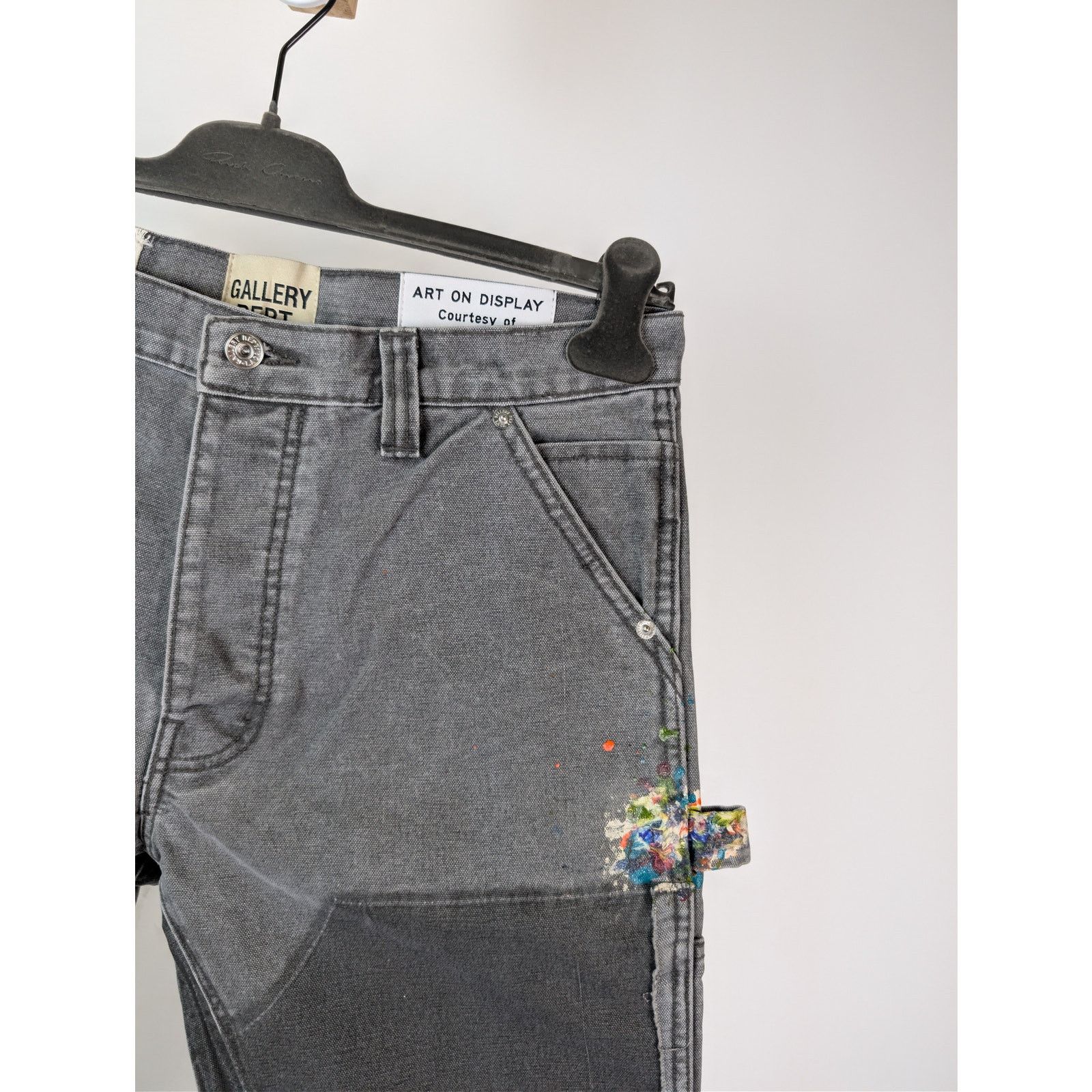 Gallery Dept. o1rshd1 LA Flare Carpenter Jeans in Charcoal Size US 31 - 5 Thumbnail