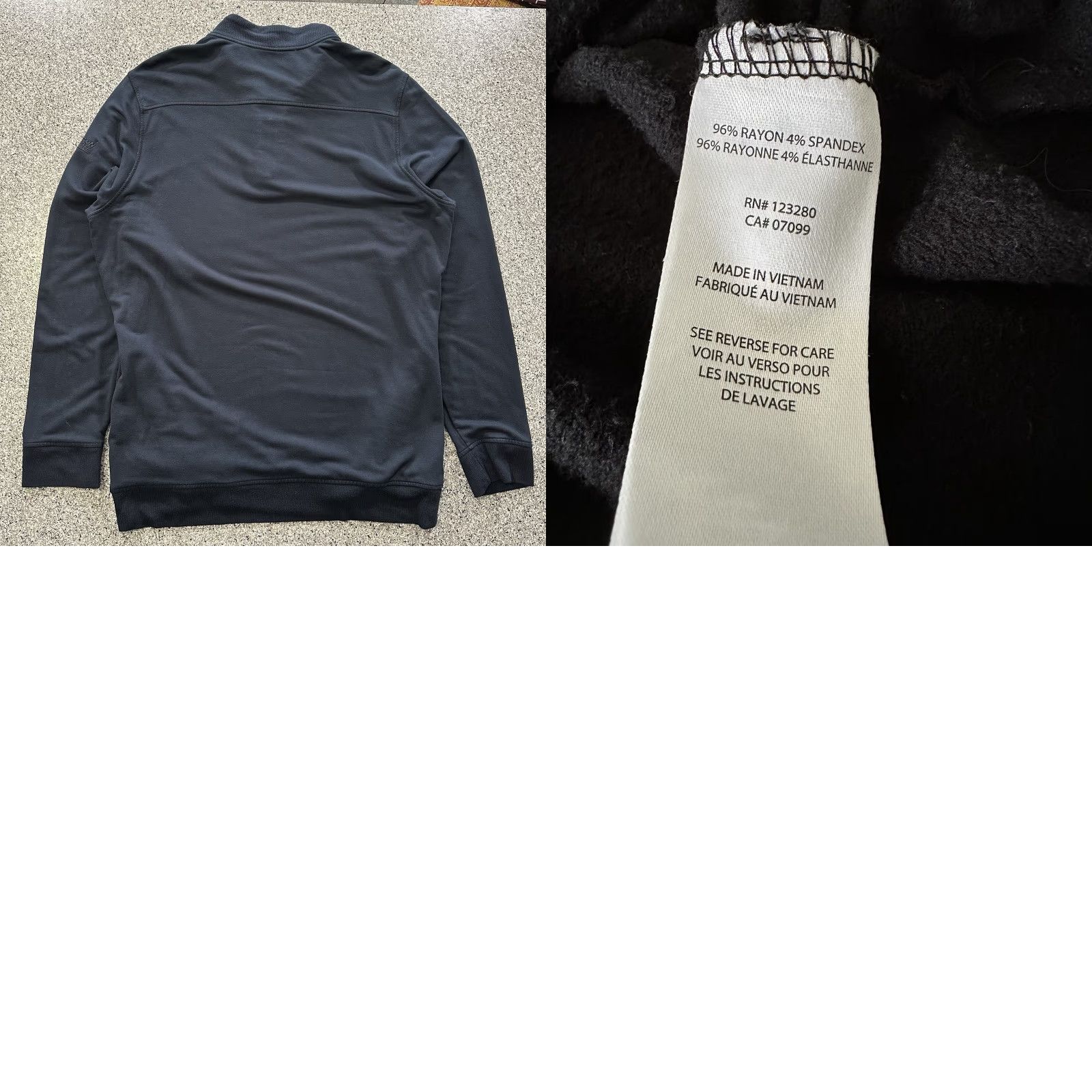 TravisMathew Travis Mathew Quarter Zip Pullover Mens XL Black Sweatshirt Golf Day­ton Size US XL / EU 56 / 4 - 8 Thumbnail
