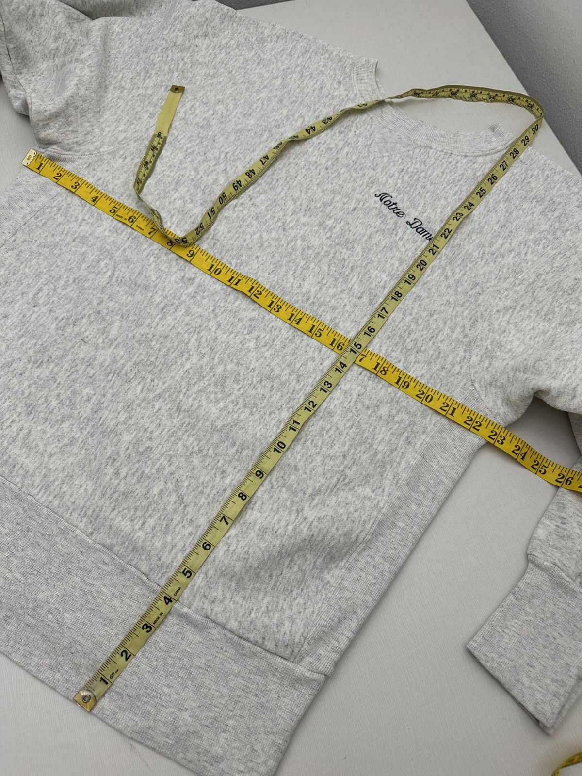 BKE Vintage 80s Notre Dame Cursive Embroidered Heavyweight XL Size US XL / EU 56 / 4 - 9 Thumbnail