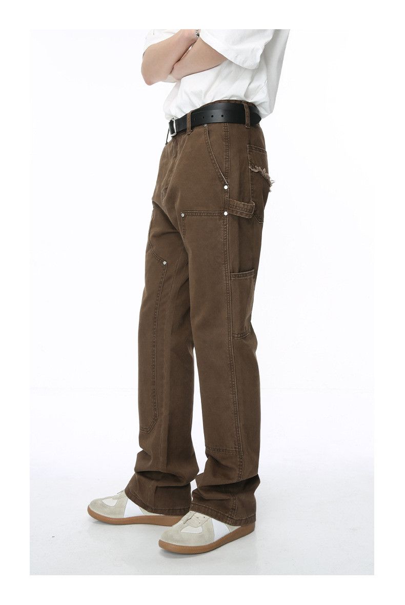 Japanese Brand American retro patchwork workwear flared jeans Size US 32 / EU 48 - 3 Thumbnail