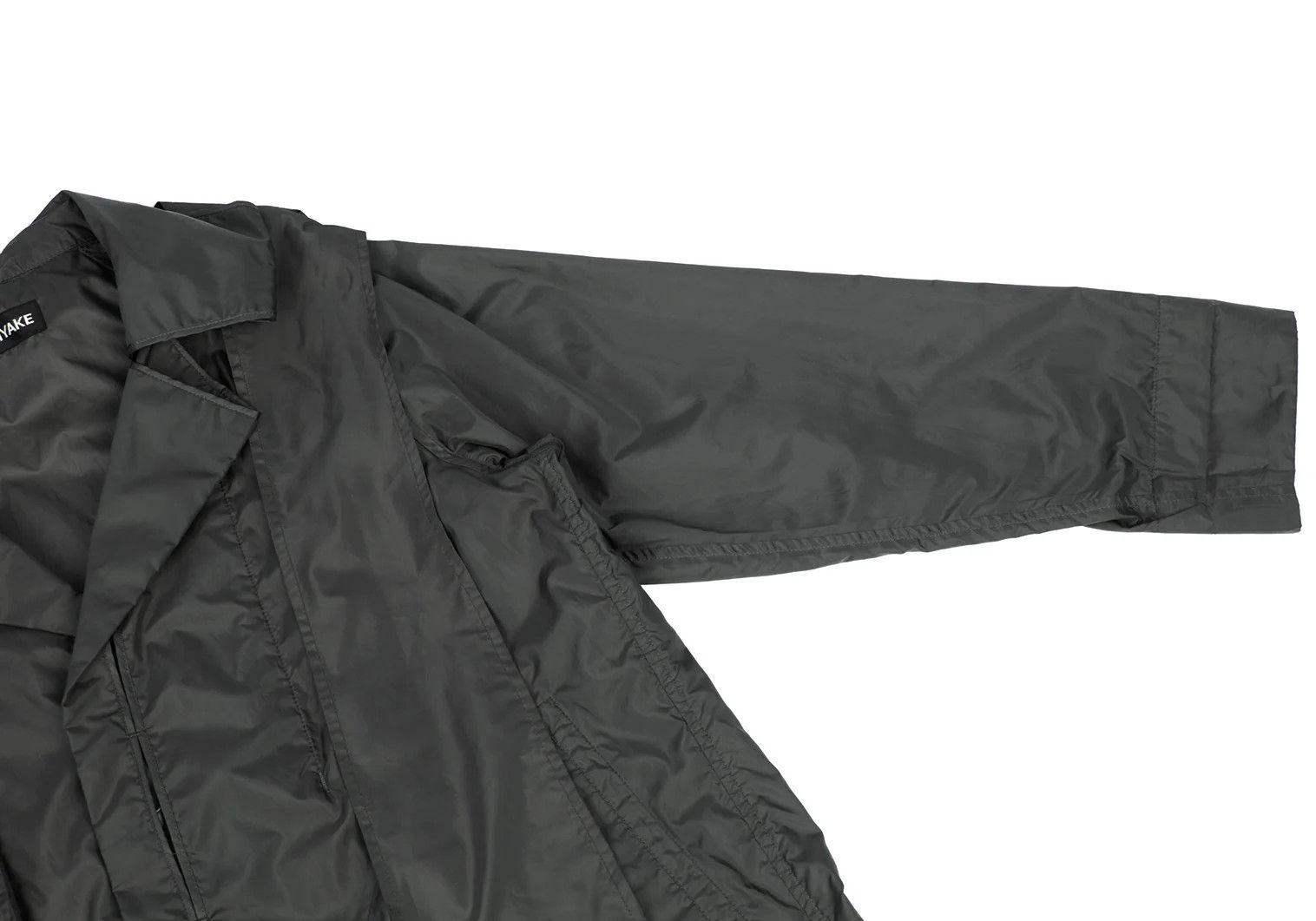 Issey Miyake Hooded Removable Design Polyester Coat in Gray Size US M / EU 48-50 / 2 - 6 Thumbnail