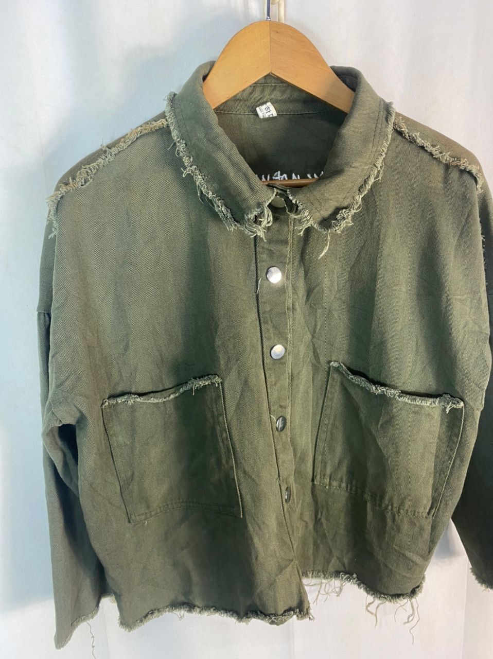 Other Unbrand back spellout snap button croptop shirt Size L / US 10 / IT 46 - 3 Thumbnail