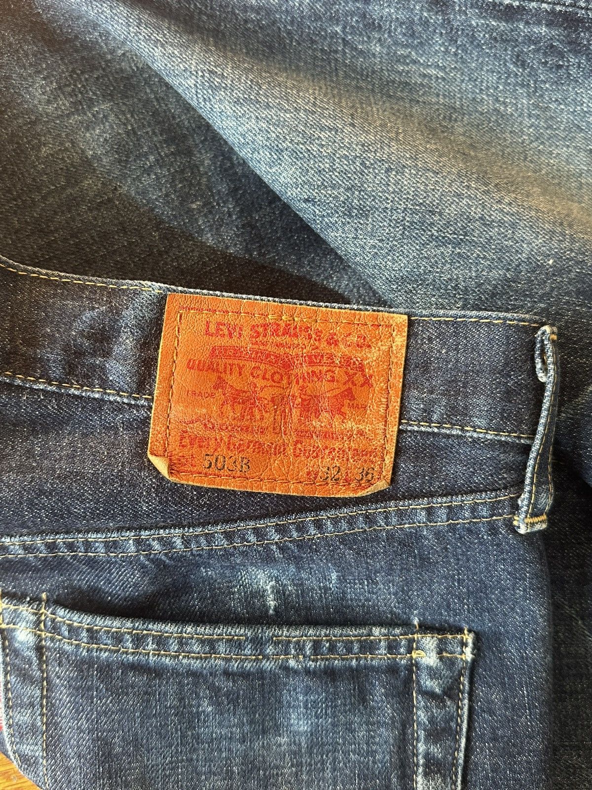 Levi's Vintage Clothing Vintage Levi’s Big E Selvedge 503B Denim Size US 32 / EU 48 - 8 Thumbnail