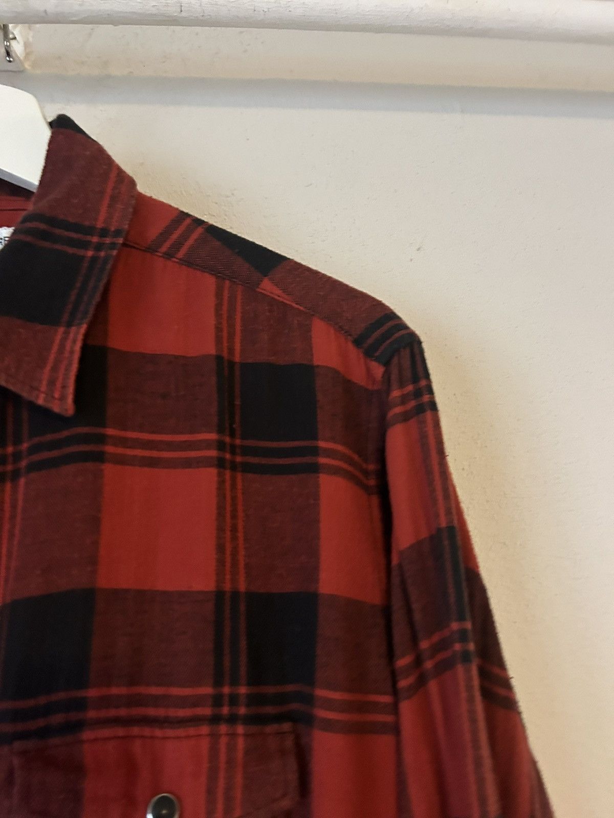 Saint Laurent Paris Saint Laurent red and black checked western shirt in size S Size US S / EU 44-46 / 1 - 4 Thumbnail