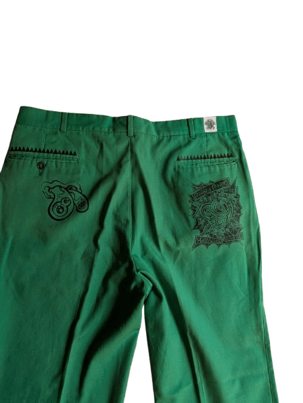 Japanese Brand × Vintage FUNNY FARM X BOUNDARY WATERS TATTOOED PANTS Size US 36 / EU 52 - 4 Thumbnail