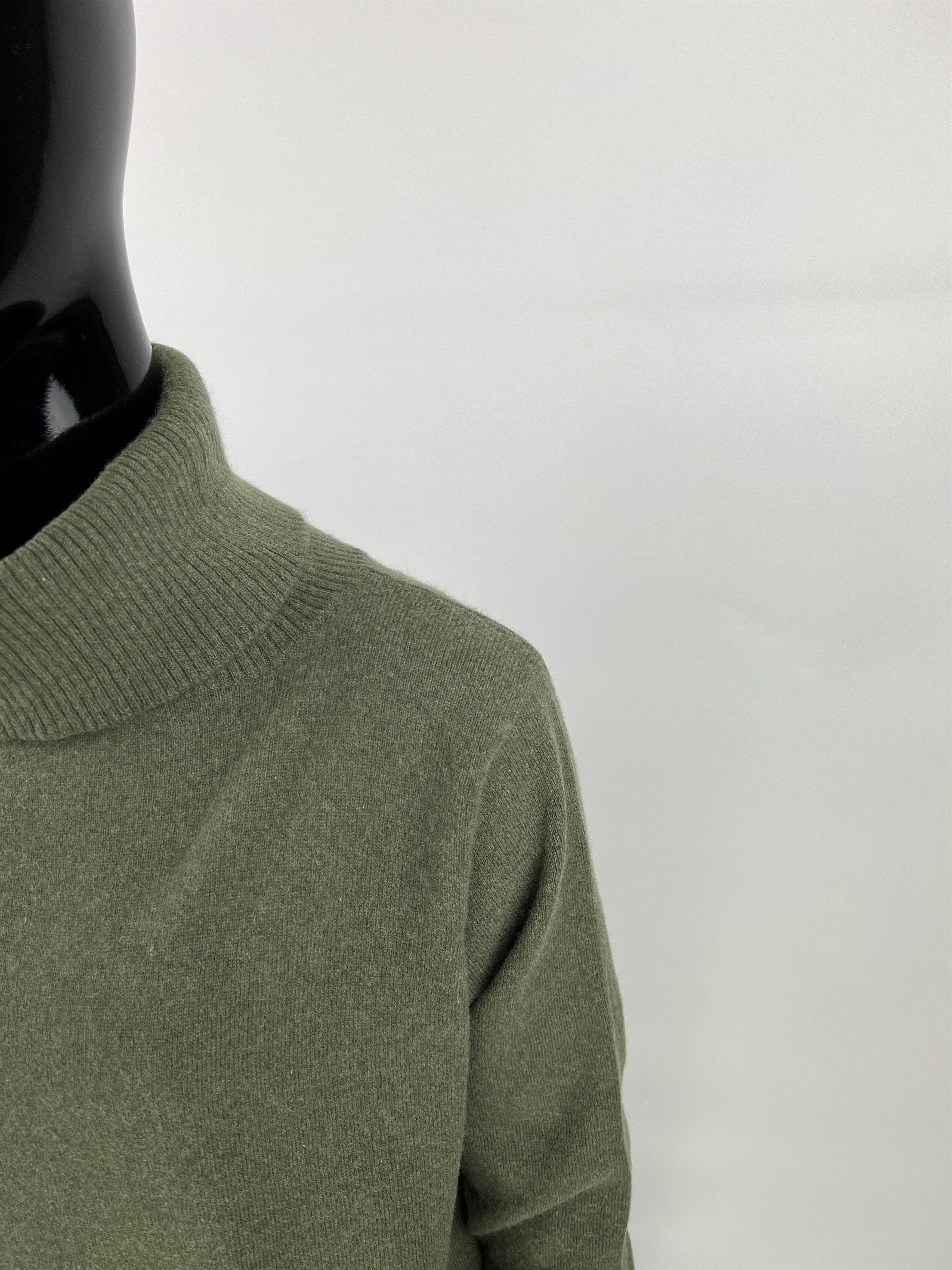 Designer Denner London 100% Cashmere Turtleneck Sweater Size M/L Size M / US 6-8 / IT 42-44 - 6 Thumbnail