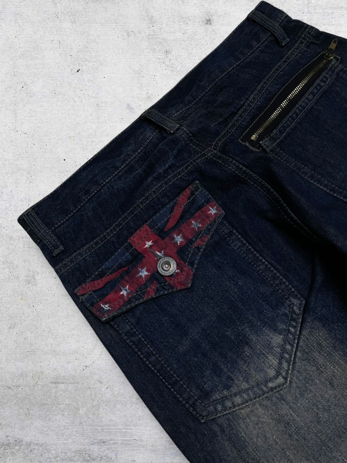 Hysteric Glamour VINTAGE BACK FORTH CRAFTED OG JAPAN DESIGNER ROCKNROLL DENIM Size US 31 - 16 Thumbnail