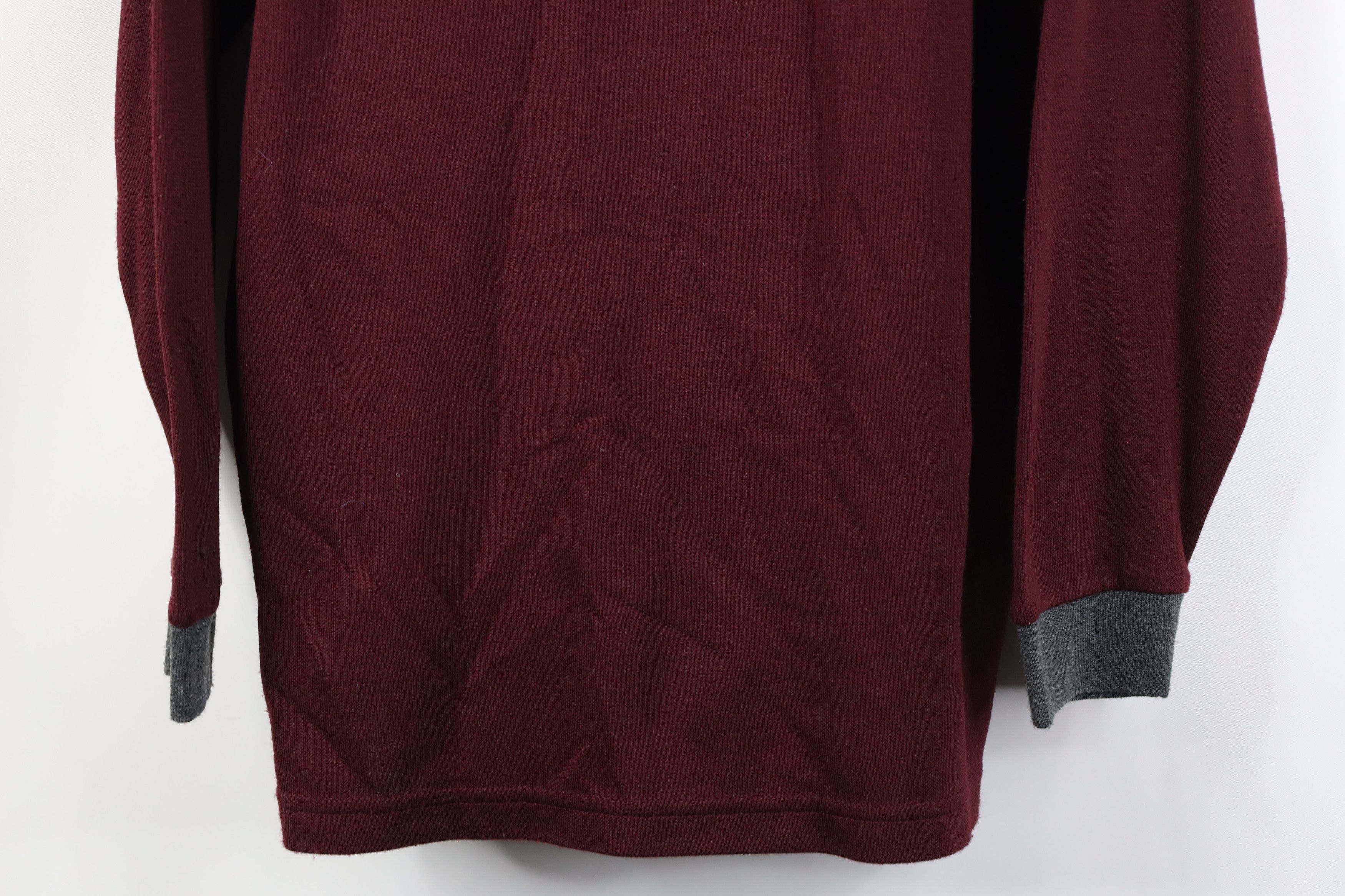Vintage Vintage 90s Streetwear Clasp Knit Long Sleeve Henley T-Shirt Size L / US 10 / IT 46 - 3 Thumbnail