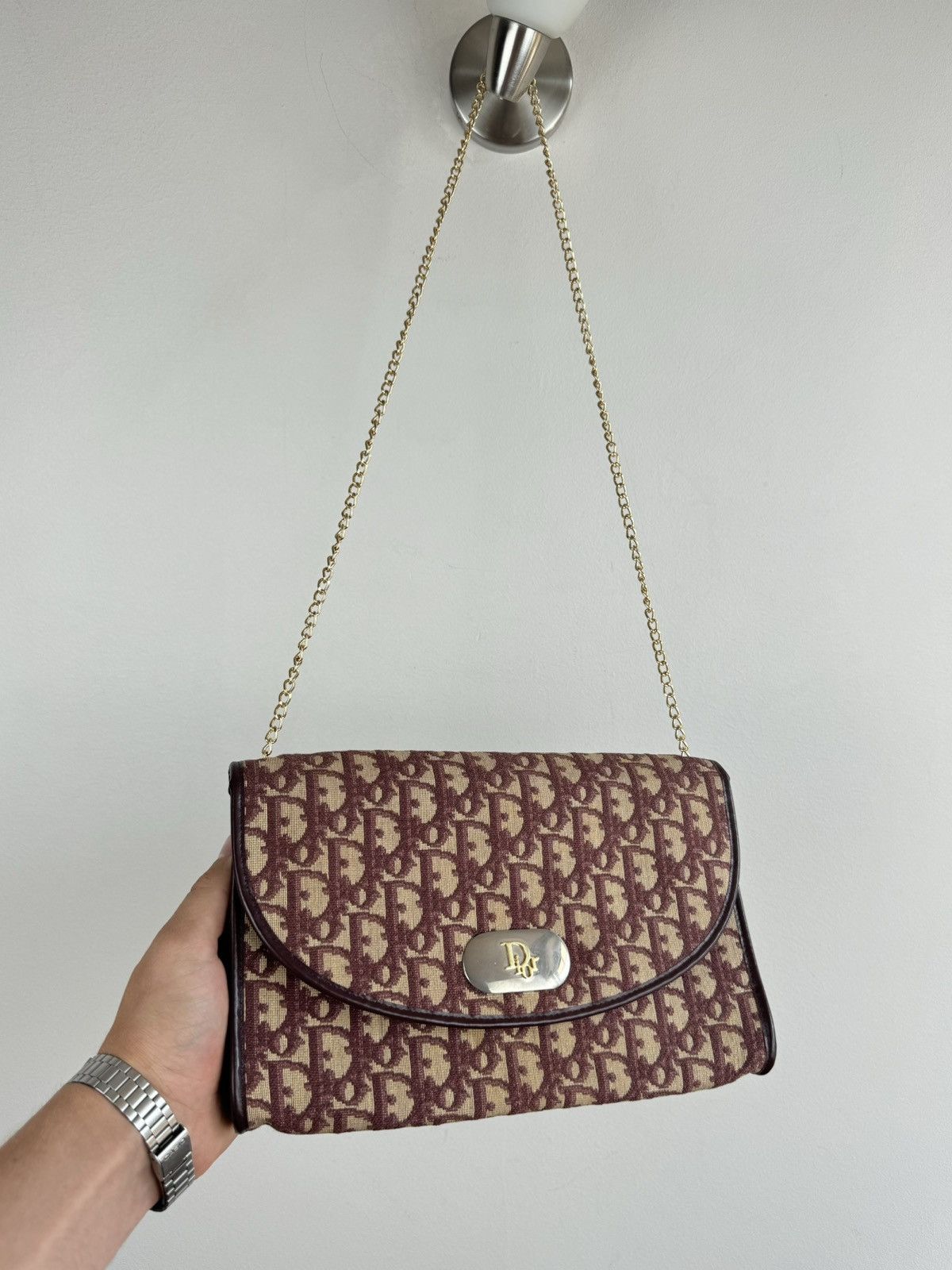 Christian Dior Monsieur Leather monogram bag clutch Christian Dior original luxury Size ONE SIZE - 2 Thumbnail