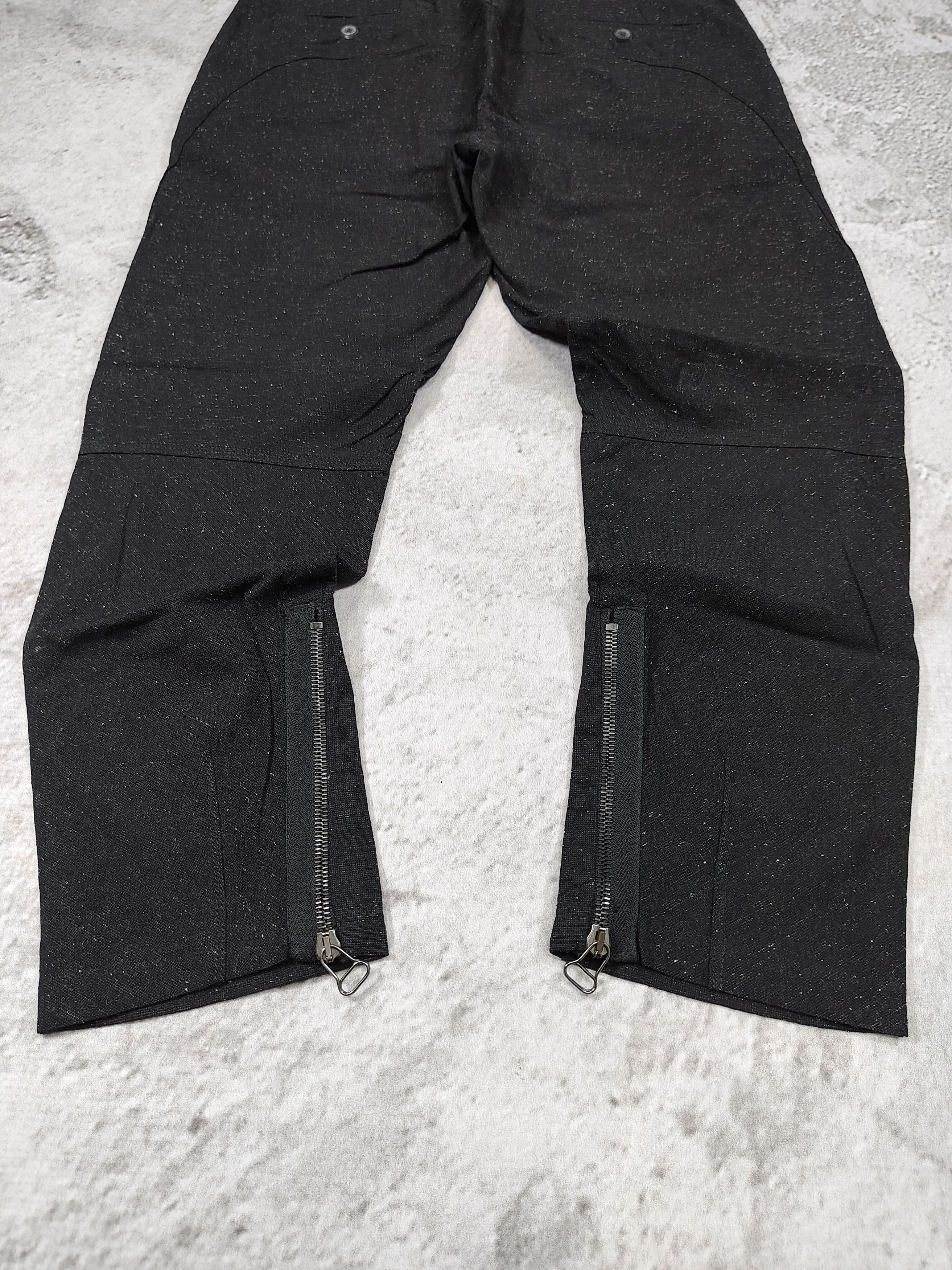 Lanvin Lanvin- Artisanal Tailored Speckled Wool Zipper Trousers Size US 32 / EU 48 - 8 Thumbnail