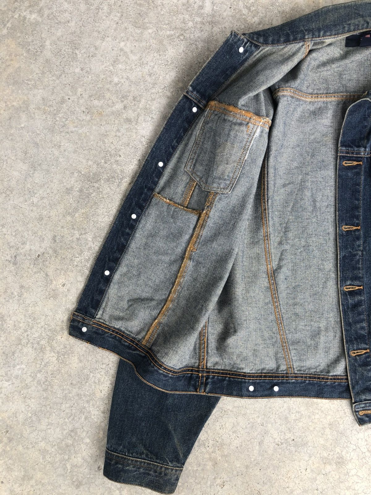 U.S. Polo Assn. Y2k Polo Denim Jacket Distressed Jeans Size US L / EU 52-54 / 3 - 6 Thumbnail
