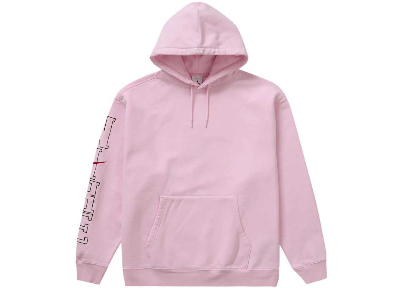 image of Nike Hooded Sweatshirt Light Pink, Men's (Size XL)