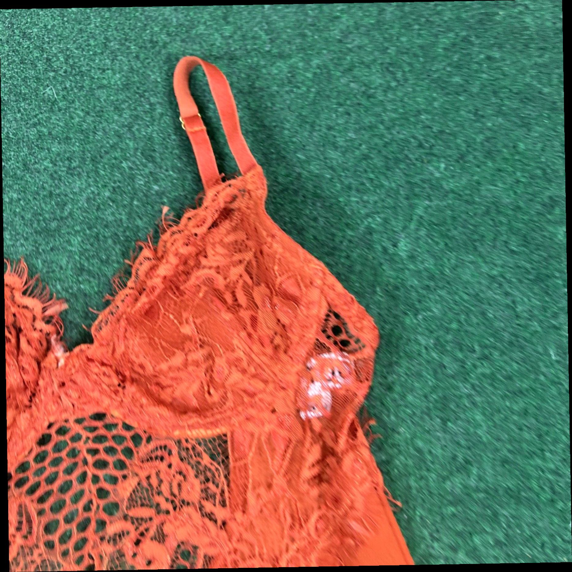 Vintage TICTOC Women Bustier Top Corset Tank Top Orange Size S / US 4 / IT 40 - 4 Thumbnail