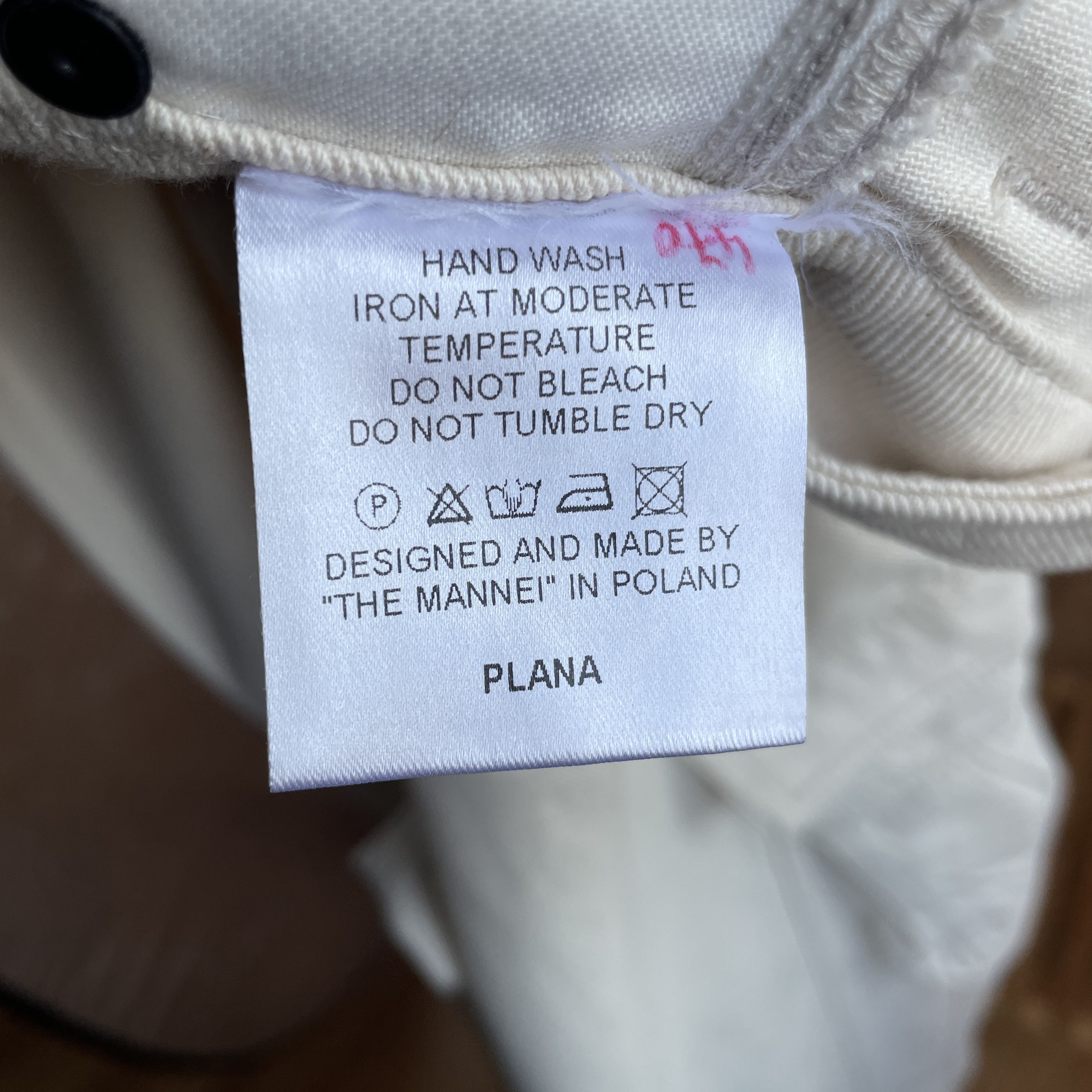 Other The Mannei Plana Ivory Womens Cargo Jeans Size US4/UK6/IT38 Size 27" / US 4 / IT 40 - 13 Thumbnail