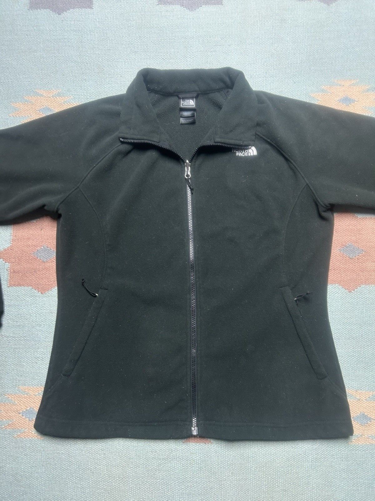 The North Face The north face fleece jacket black zip TNF women’s large Size L / US 10 / IT 46 - 2 Thumbnail