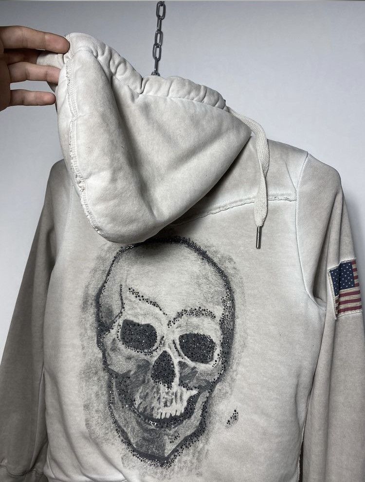 True Religion Vintage True Religion Skull Printed Hooded Jacket Size S Size S / US 4 / IT 40 - 17 Thumbnail