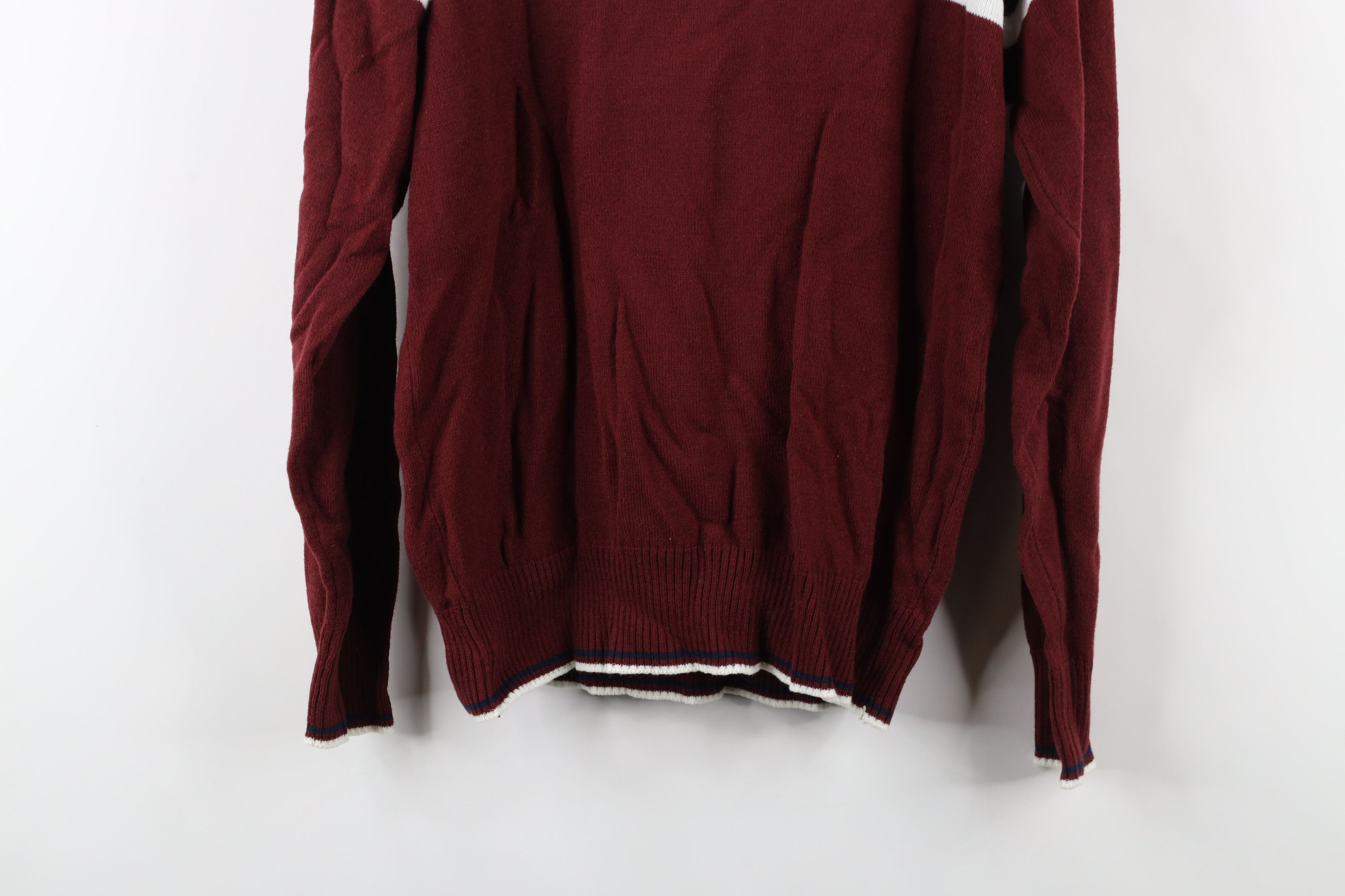Vintage Vintage 70s Streetwear Knit Collared Long Sleeve Sweater Size US L / EU 52-54 / 3 - 10 Thumbnail