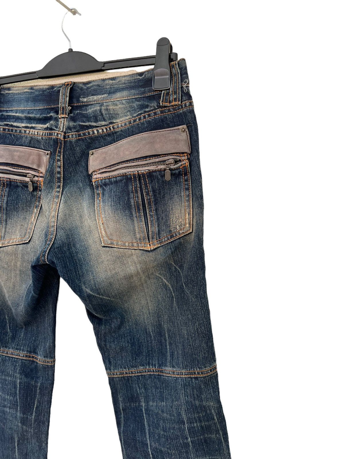 Vintage Vintage PPFM Rusty Mud Denim Hybrid Jeans Size US 31 - 16 Thumbnail